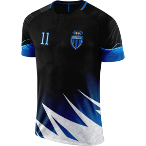 Camiseta Esportiva Azul Royal Arte Vetor
